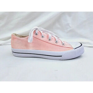 Airwalk Size 8.5 Women's Pink Low Lace Fashion Sneakers
